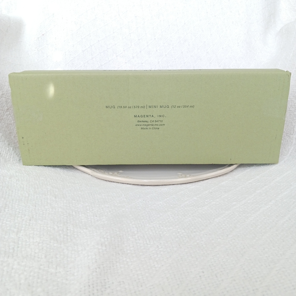 Rae Dunn Mom and Mini Floral Butterfly Ceramic Mug Gift Box Set - Picture 14 of 16
